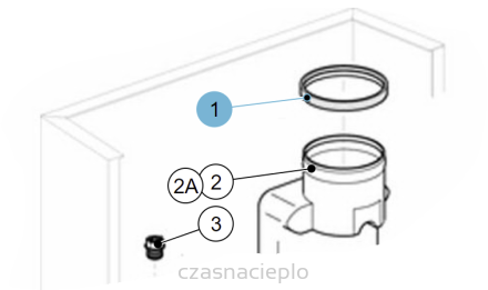 Uszczelka DN80 spalinowa ACV