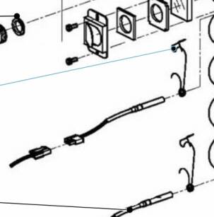 Zatrzask mocowania NTC1&2 THERMAGEN