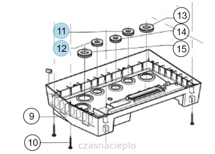 Uszczelka przyłączy hydraulicznych jednofunkcyjne c.w. HOVAL