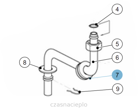 Łącznik przewodu ACV