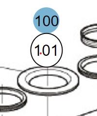 Adptr Alu/alu 80/110 - 60/100  THERMAGEN