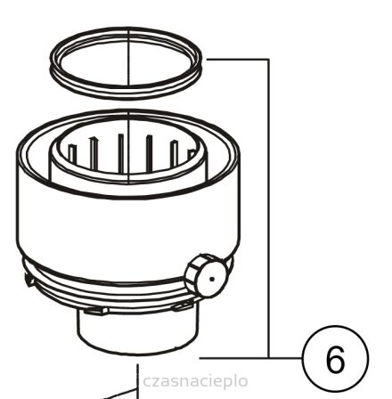 Podlaczenie do komina 80/125 THERMAGEN