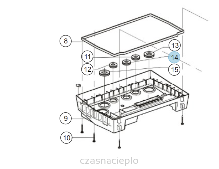 Uszczelka przyłączy hydraulicznych GAZ HOVAL