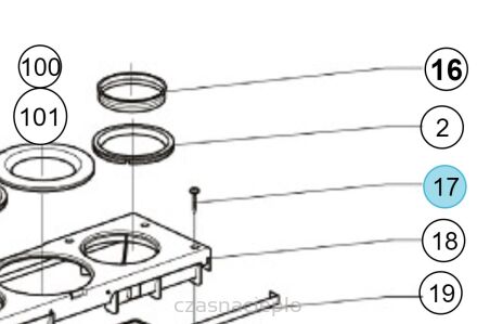 Śruby mocujące system adapetrów kotła HOVAL