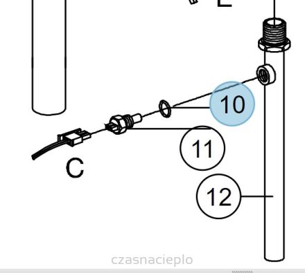 O-ring 7,65x1,78 dla NTC 3 THERMAGEN