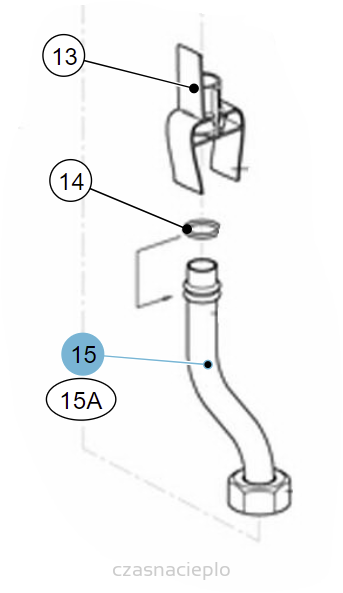 Przewód gazowy - L=146,5 HOVAL