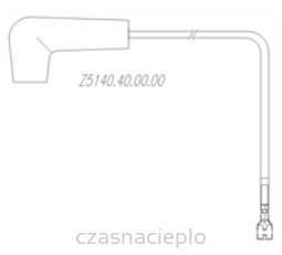 Przewód czujnika kontroli płomienia