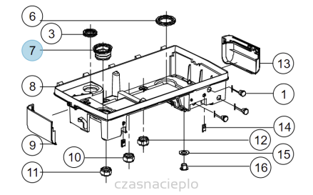 Uszczelka syfonu HOVAL